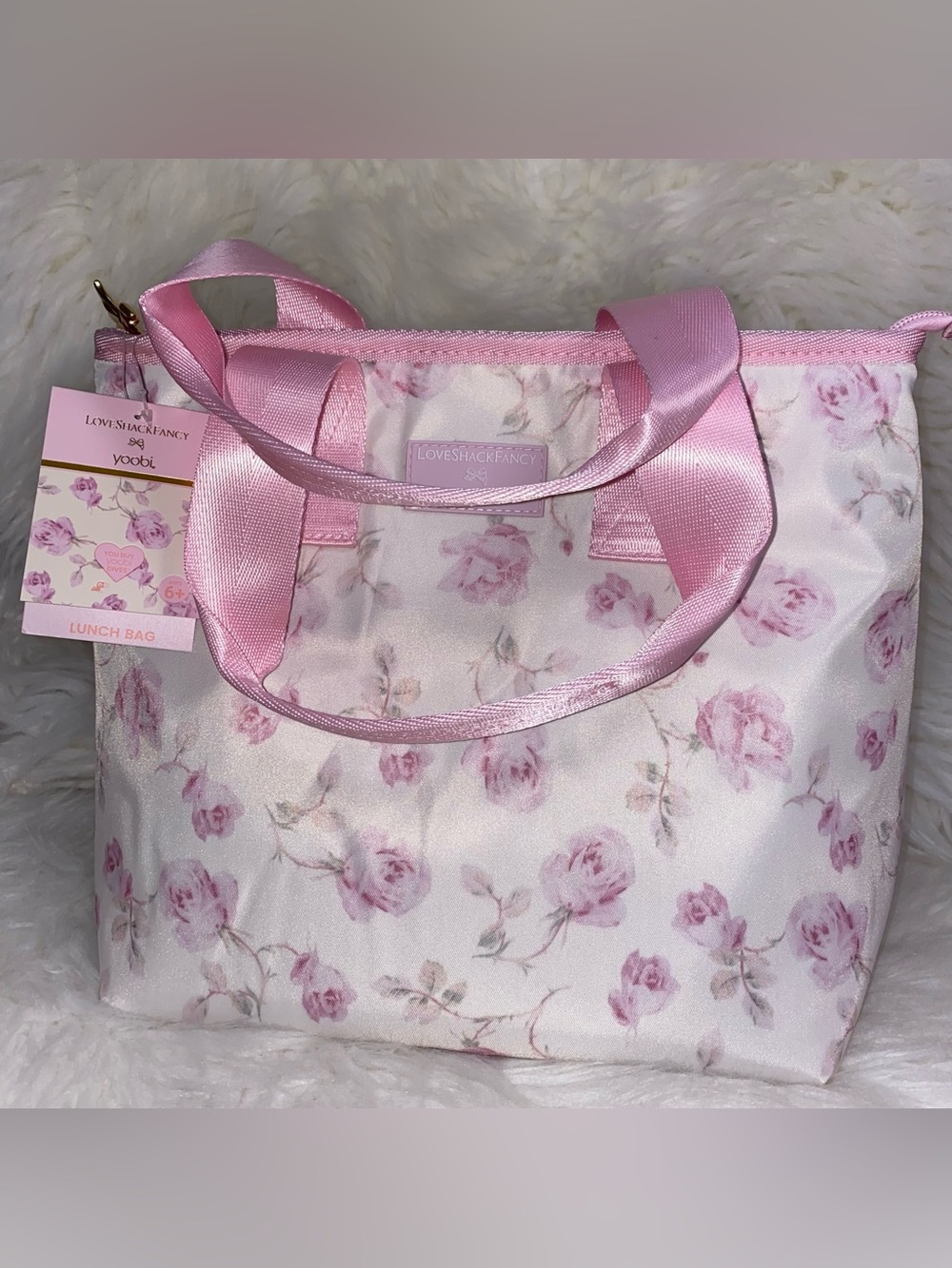 LoveShackFancy x Target - Yoobi 
Lunch Tote Bag New